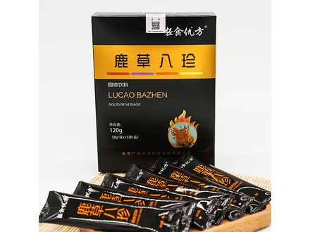 輕食優(yōu)方牌鹿草八珍固體飲料